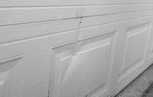 dented garage door